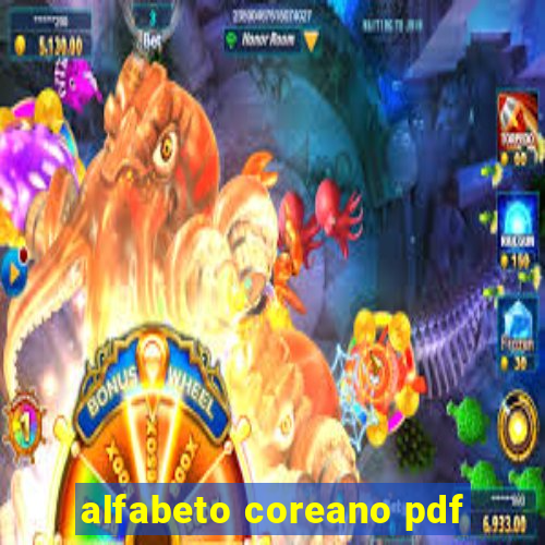 alfabeto coreano pdf