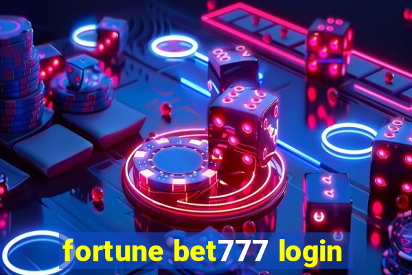 fortune bet777 login