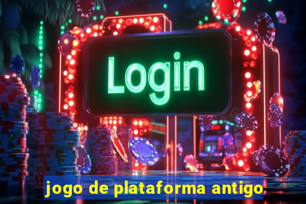 jogo de plataforma antigo