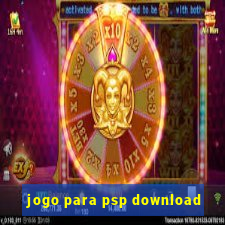 jogo para psp download