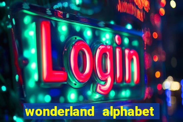 wonderland alphabet comic studio