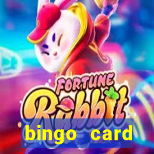 bingo card generator with pictures