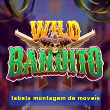 tabela montagem de moveis